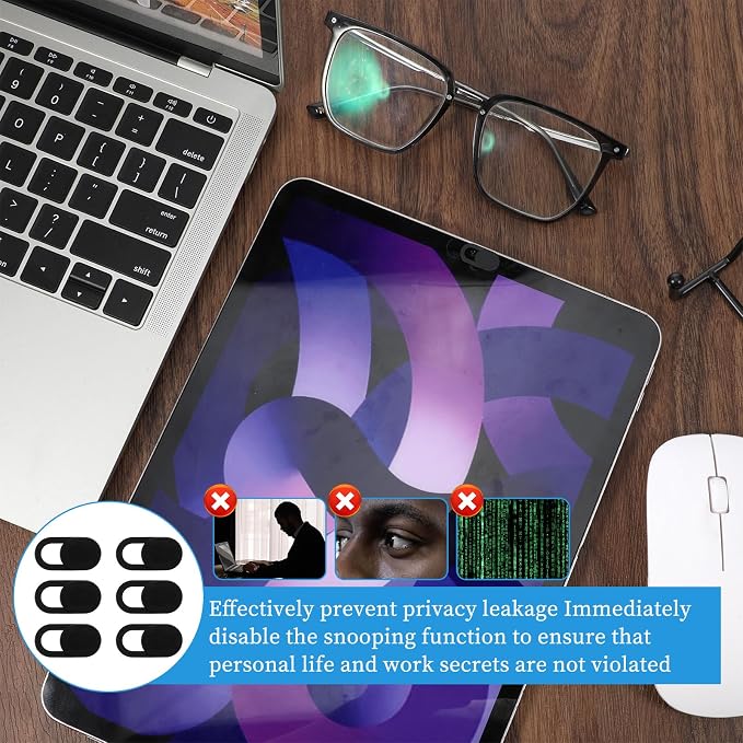 50 Pcs Webcam Cover Slide, 0.023 Inch Ultra-Thin Universal Laptop Camera Cover - Image 3