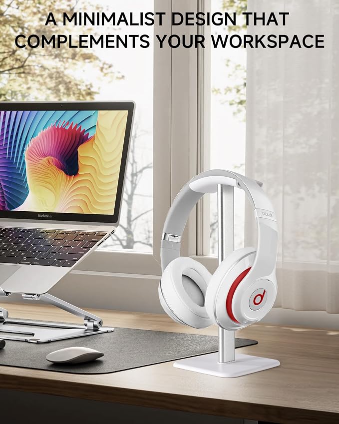 Sleek Modern Headphone Stand for Desk - Image 2
