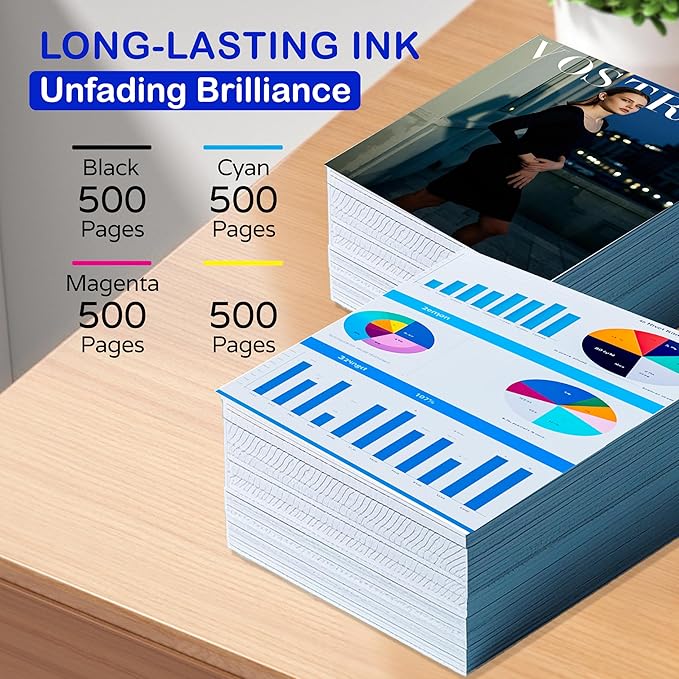 LC401XL LC401 for Brother LC401XL LC401 Ink Cartridges for Brother MFC-J1010DW MFC-J1012DW MFC-J1170DW DCP-J1800DW DCP-J1140DW Printer - 4PK High Yield (Black Cyan Magenta Yellow)-DeskLoop Office