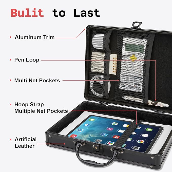 Sooez Key Lock Clipboard Storage Box, Heavy Duty Clipboard - Image 5