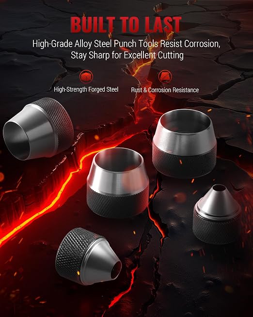 Reywoo Hole Punch Set, Gasket Punch Set - Image 5