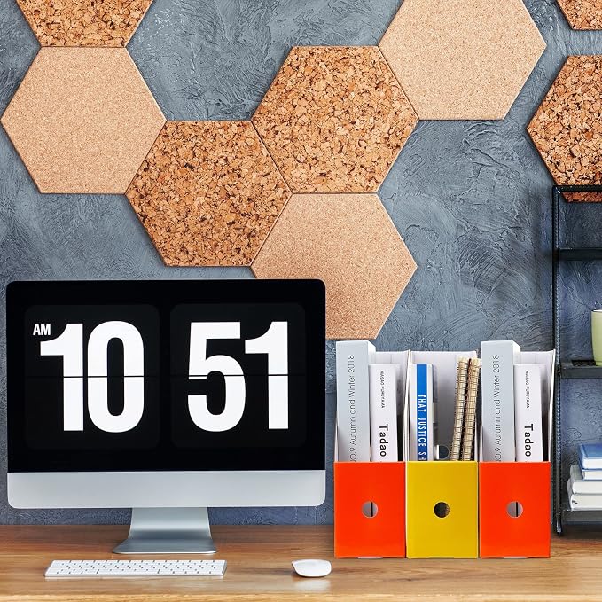 Thenshop 24 Pcs Cardboard Magazine File Holder Organizer, Desk File Organizer - Image 6