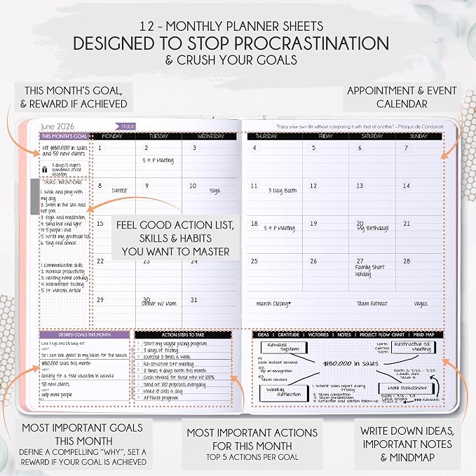 Law of Attraction Planner 2026 Deluxe - Image 5