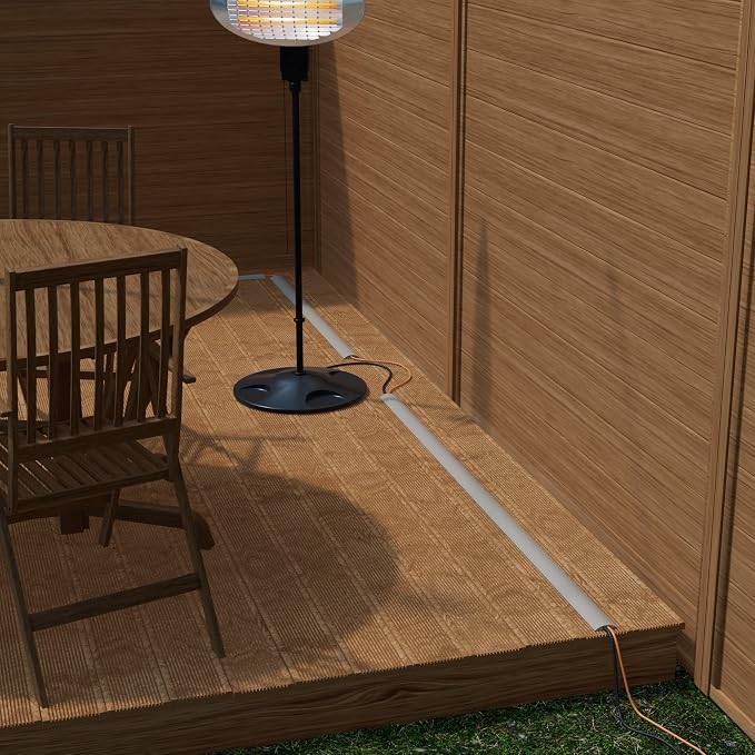D-Line 30ft Floor Cord Cover, Floor Cable Protector, Extension Cord Cover - Image 6