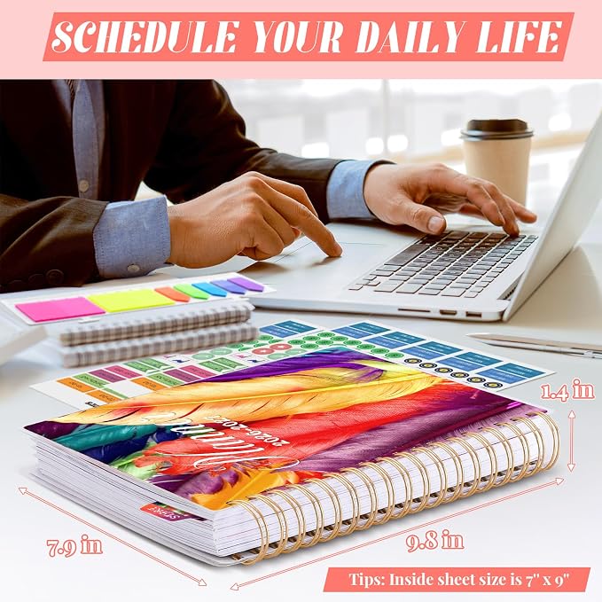 Planner 2026-2027, Large 18 Months Academic Daily Weekly Monthly Planner Yearly - Image 3