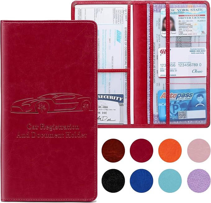 Car Registration and Insurance Card Holder by Unknown