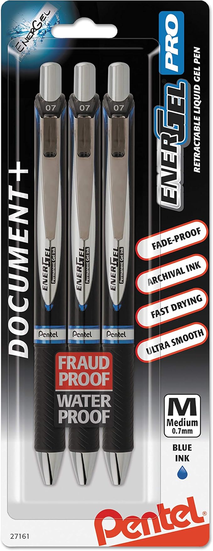 Pentel EnerGel Pro Permanent Gel Ink Pen by PentelofAmerica