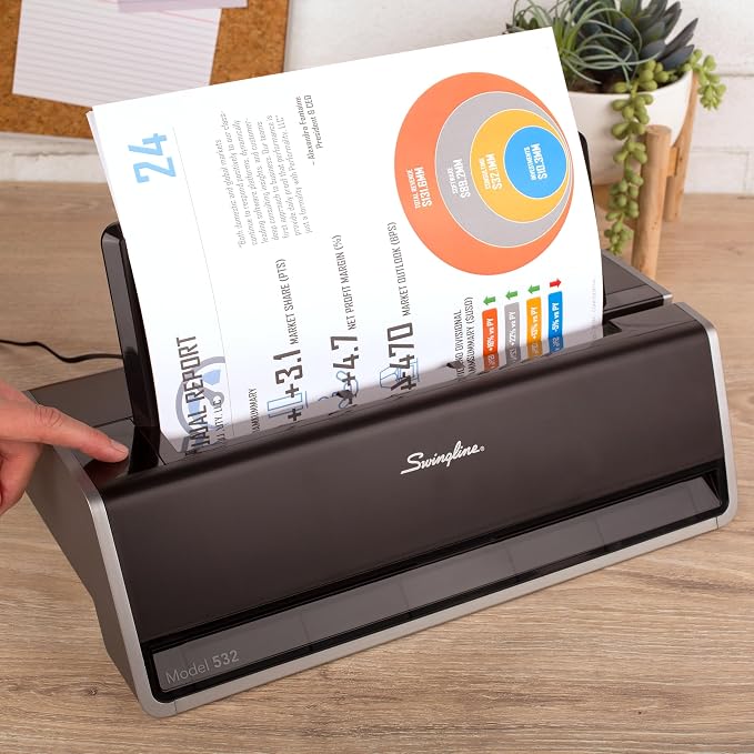 Swingline Electric Hole Puncher 2 Hole, 28 Sheet Capacity Hole Punch, Jam - Image 3