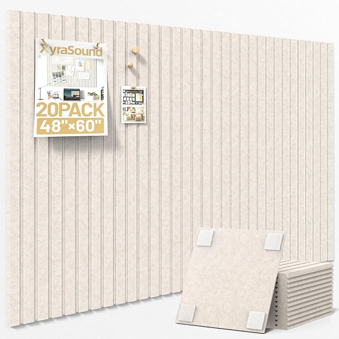 Large Cork Board for Wall 48" x 60" Oatmeal Bulletin Board by Unknown