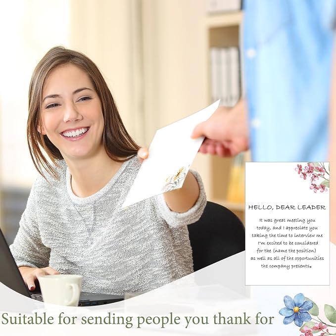 Spiareal 100 Pcs Blank Note Cards 4 x 6 in Blank Decorative Notecards Index - Image 4