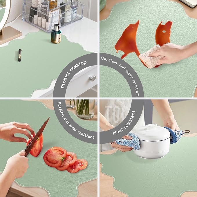 iCasso Leather Desk Pad, Extra Large Mouse Pad - Image 5
