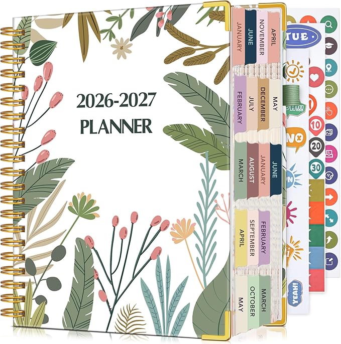 Planner 2026-2027, 18 Months Weekly and Monthly Daily Planner from January 2026 by Unknown