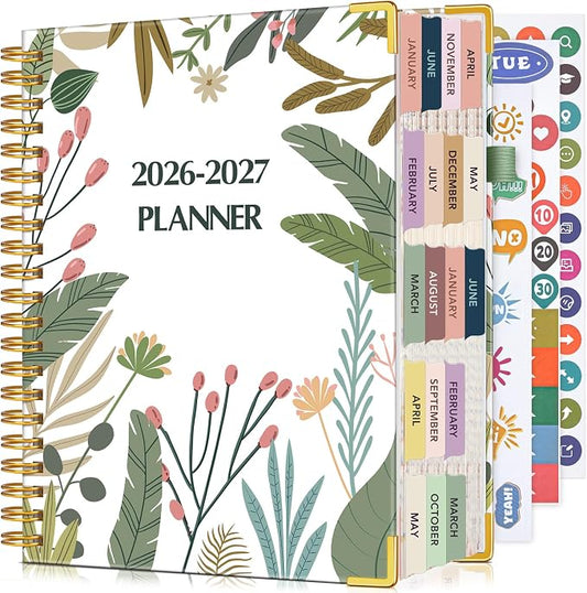 Planner 2026-2027, 18 Months Weekly and Monthly Daily Planner from January 2026 by Unknown