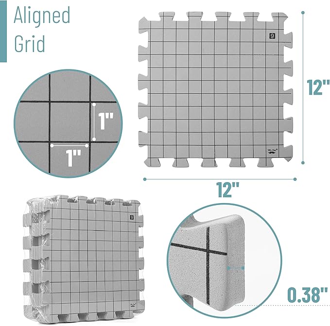 Mr. Pen- Blocking Mats for Knitting & Crochet Projects, Water & Heat Resistant - Image 4