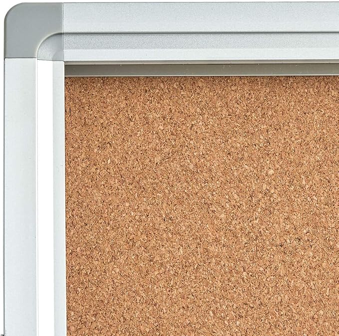 BEST BOARD Pinboard Enclosed Bulletin Board 36 x 24 Inch Lockable Cork - Image 8
