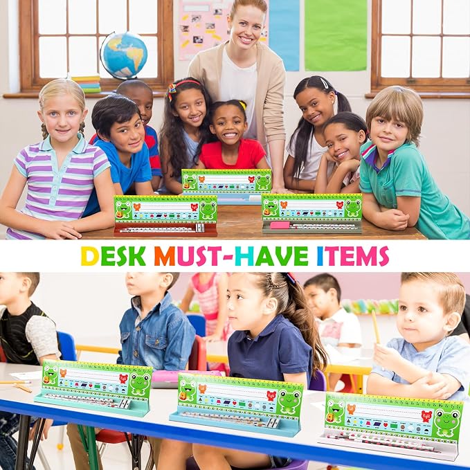 Jetec 24 Pcs Classroom Desk Name Plates Holder Index Cards Storage Classroom - Image 5