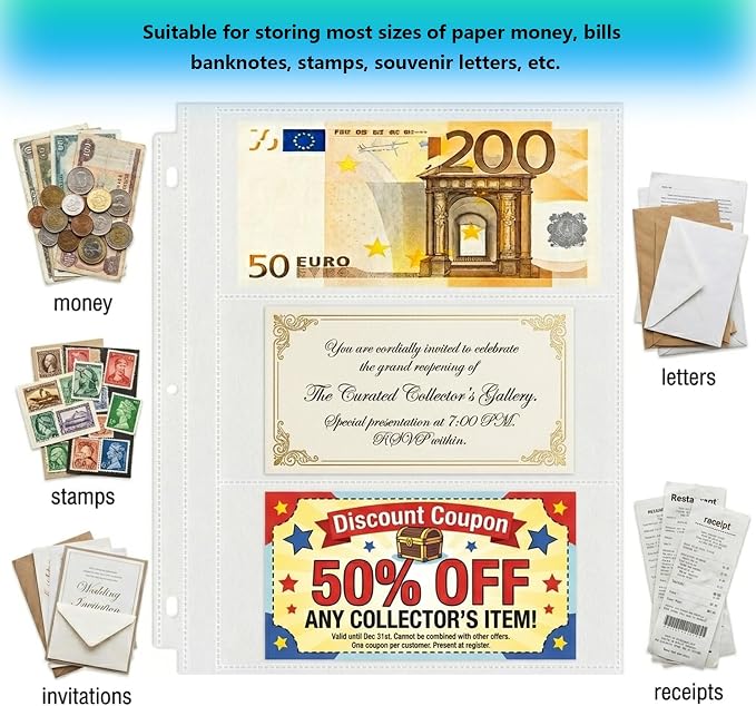 Aegero 100 Pack 7.6x3.6 Photo Sleeves - Image 4
