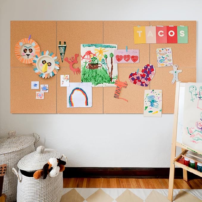 Square Cork Bulletin Board Tiles - Image 8