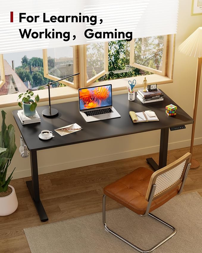 SANODESK Electric Standing Desk 48 x 30 Inches Whole-Piece Desktop Height - Image 3