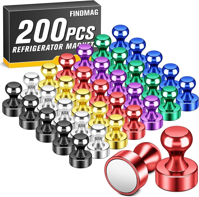 FINDMAG Magnets for Fridge, Strong Refrigerator Magnets for Whiteboard by FINDMAG