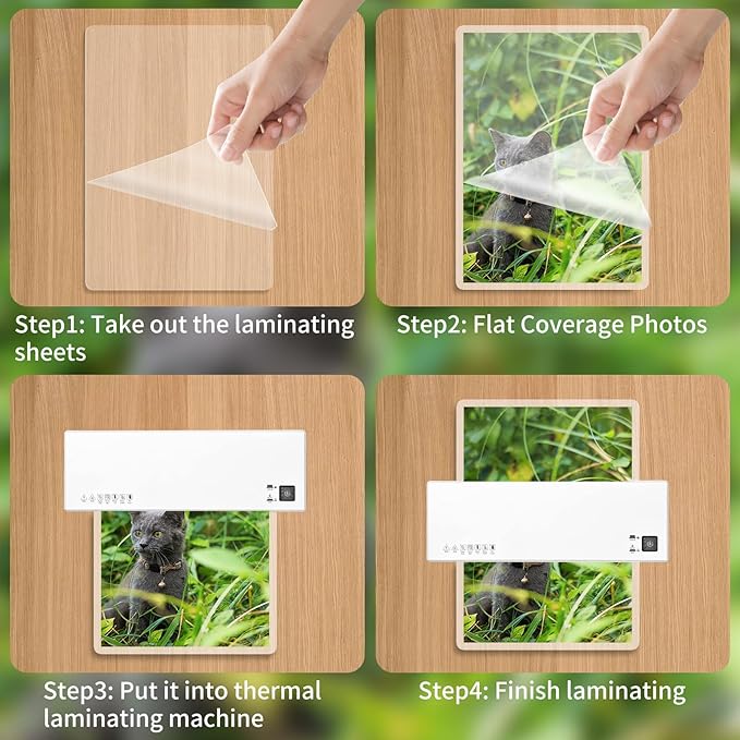 Laminating Sheets - 5Mil Thermal Laminating Pouches, 9"x11.5" Clear Laminate Sheets for Schedules, Menus, Certificates, Art Drawings, Round Corner, 3000 Pack-DeskLoop Office
