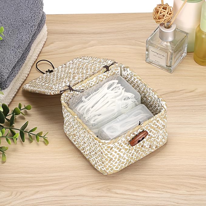 Hipiwe Handwoen Seagrass Basket - Image 4