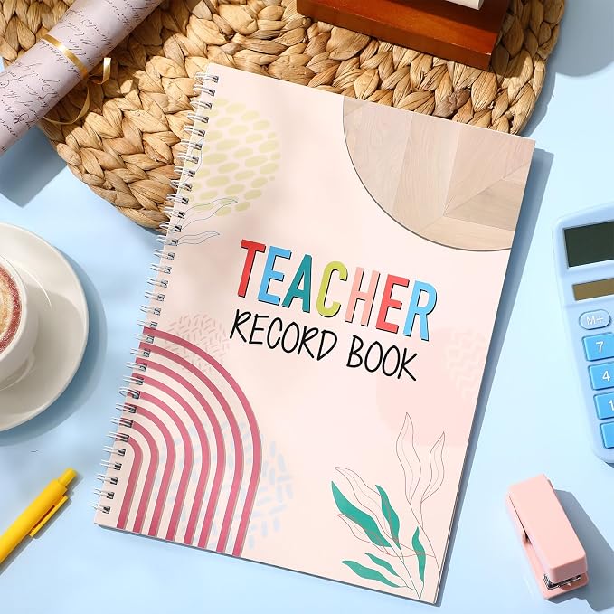Fuyoooo Teacher Record Book Teacher Grade Books 2026-2027 Spiral Bound Record - Image 4