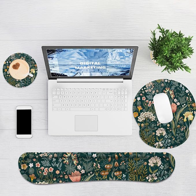 Ergonomic Mouse Pad with Wrist Rest and Keyboard Wrist Rest, Mousepad and Wrist - Image 6