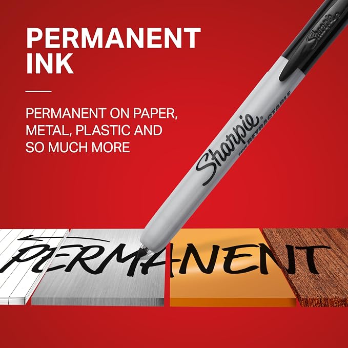 Sharpie Retractable Fine Tip Permanent Markers - Image 3