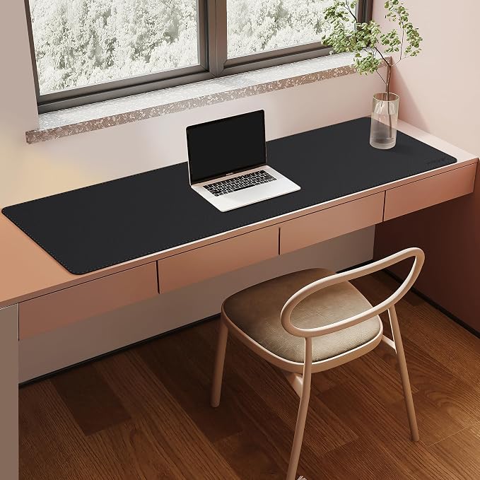 Mydours Ultra-Long 51.2" x 15.7" PU Leather Desk Pad - Image 4