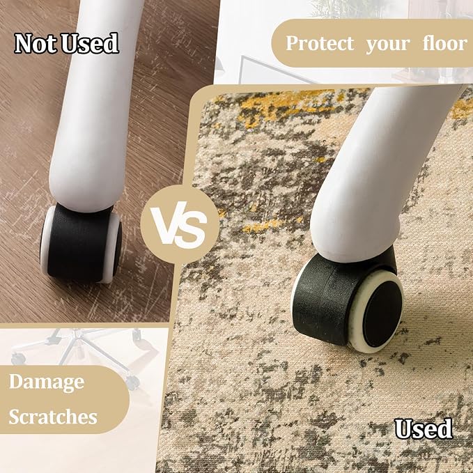 Office Chair Mat for Hardwood Floor, Machine Wash - Image 3