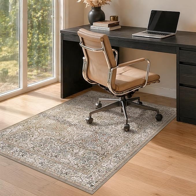 JTJ Moss Green Office Chair Mat by JTJ