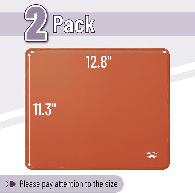 Mr. Pen- 2 Pack Gaming Mouse Pads, 12.5"x10.5" | Wireless & Laptop Compatible - Image 2