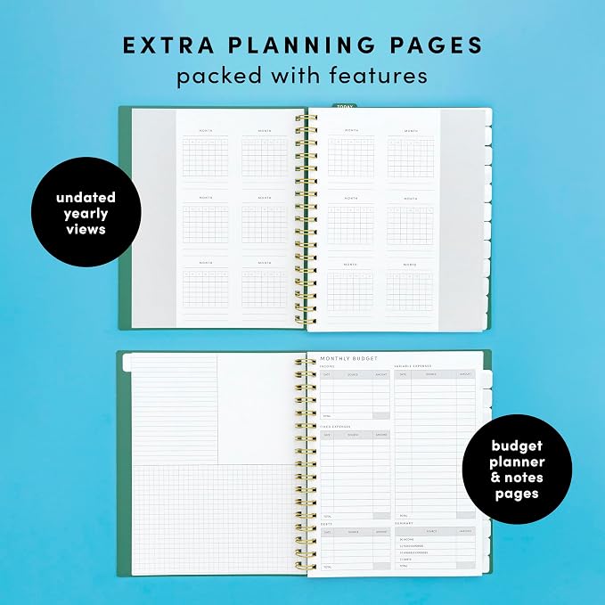 PAPERAGE Undated 12 Month Weekly & Monthly Planner - Image 3