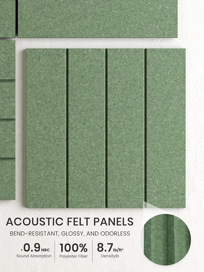 Bumusty Large Cork Board Alternative-36 x 24" Felt Bulletin Board Tiles - Image 3