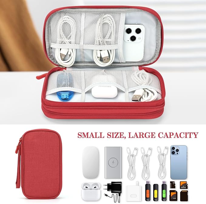 FYY Electronic Organizer, Travel Cable Organizer Bag Pouch Electronic - Image 6
