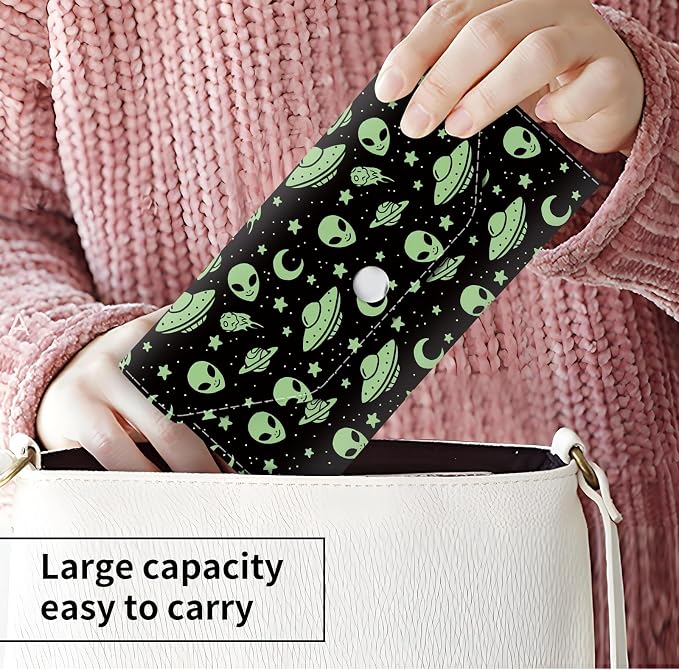 Cash Envelope Wallet Cute PU Leather Envelopes Bag - Image 2