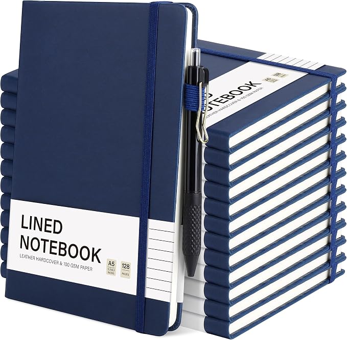Aodaer 12 Set Lined Notebook Journals by Aodaer