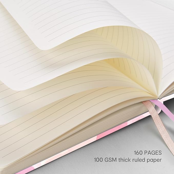 &And Per Se Lined Hardcover Notebook – A5 5.7"x8" College Ruled, 160 Pages - Image 4