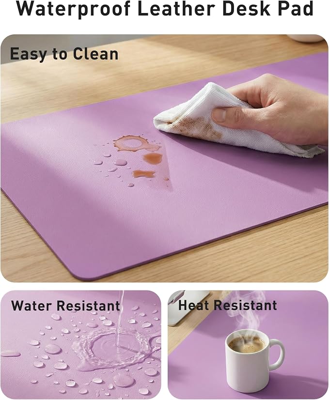 Aothia Faux Leather Desk Mat - Image 7