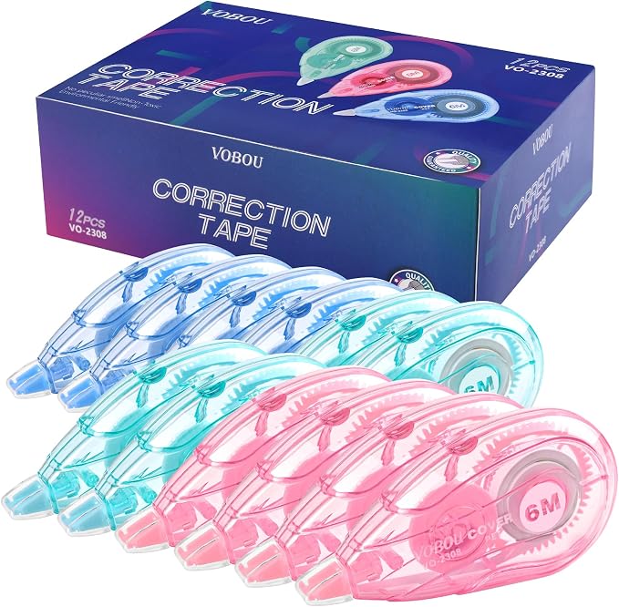 Vobou White Correction Tape Dispenser, by Vobou