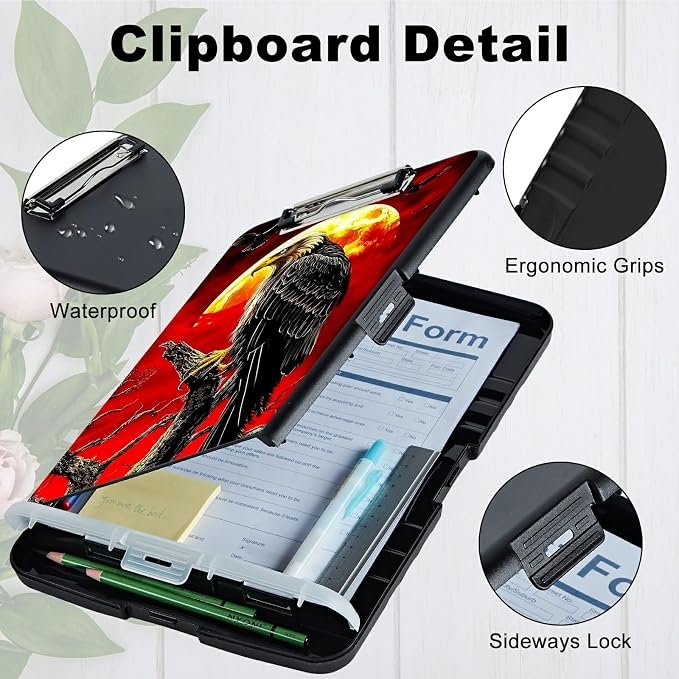Red Sky Eagle A4 Clipboard - Image 4