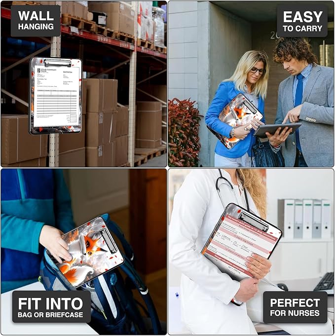 Clipboard with Storage, A4 High Capacity Clip Boards 14.4 x 9.6, Heavy Duty - Image 6