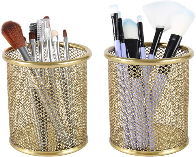 PAG Pencil Holder for Desk, 2 Pack Desktop Pen Cup, Office Supplies Desk - Image 2
