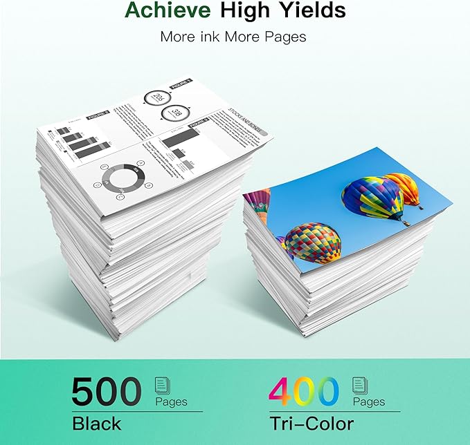 923 Ink Cartridges Combo Pack Without Chip High Yield Compatible for HP 923 Ink Cartridges 923XL Work for OfficeJet Pro 8130e 8135e 8139e 8138e 8120e 8122e 8124e (4 Pack, Black Cyan Magenta Yellow)-DeskLoop Office