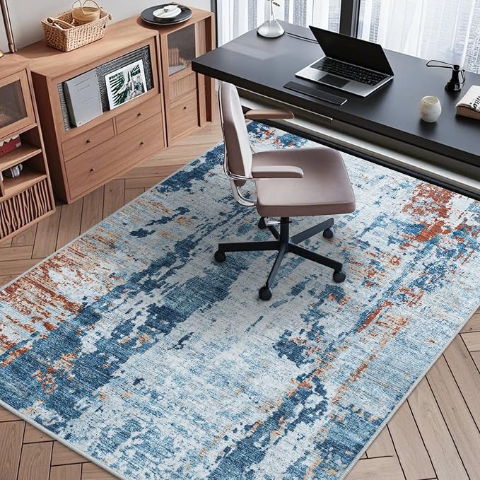 Office Chair Mat for Hardwood Floor, Machine Wash by CHAKME