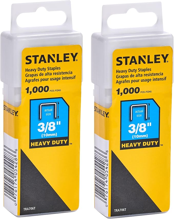 Stanley Sharpshooter Staples TRA706T 3/8 Inch Leg Length by STANLEY