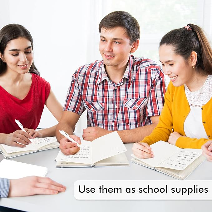 feela 12 Pack Notebooks Journals Bulk, Hardcover Notebook Classic Ruled Lined - Image 5