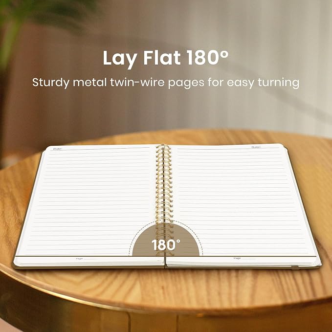 Taja Lined Spiral Journal Notebook - Image 4