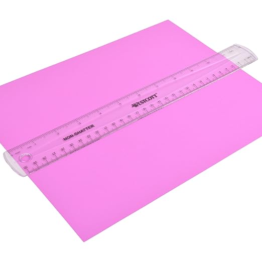 Westcott 12-Inch Flexible Shatterproof Rulers, Flexible Design - Image 6